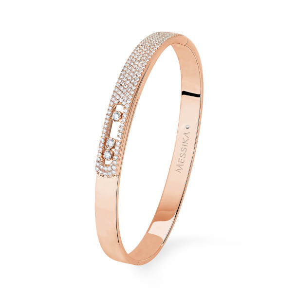         Roségold, Armschmuck, Messika Bangle Move Noa Pavée Armspange