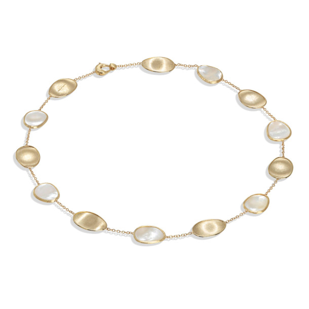         Gelbgold, Halsschmuck, Marco Bicego Lunaria Color Halskette