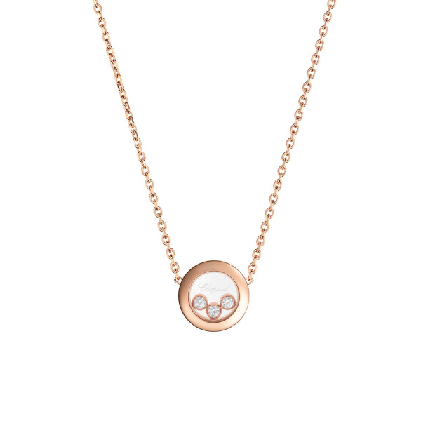         Roségold, Halsschmuck, Chopard Happy Diamonds Icons Halskette