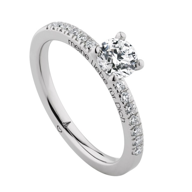 Verlobungsring Christian Bauer Solitaire neu