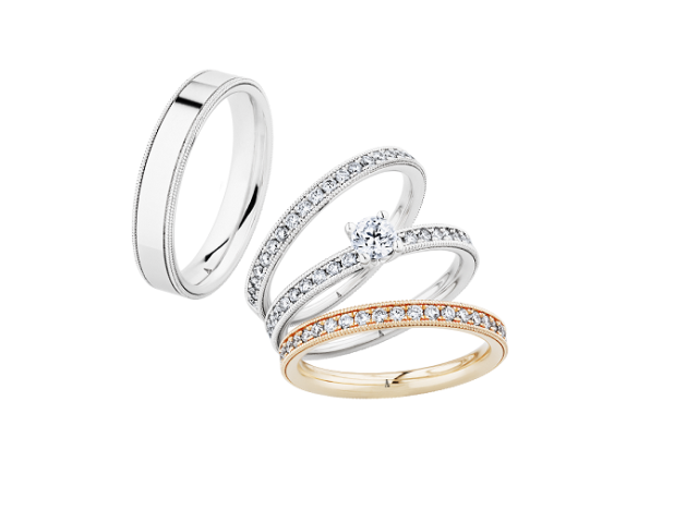 CB kleiner Trauringe mit Diamanten