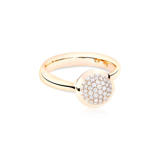 Bouton Ring Pavé TC
