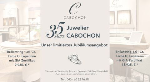 Banner Cabochon Jubiläum mobil
